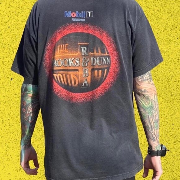 Brooks and Dunn with Reba country music rap t shirt - Picture 2 of 6